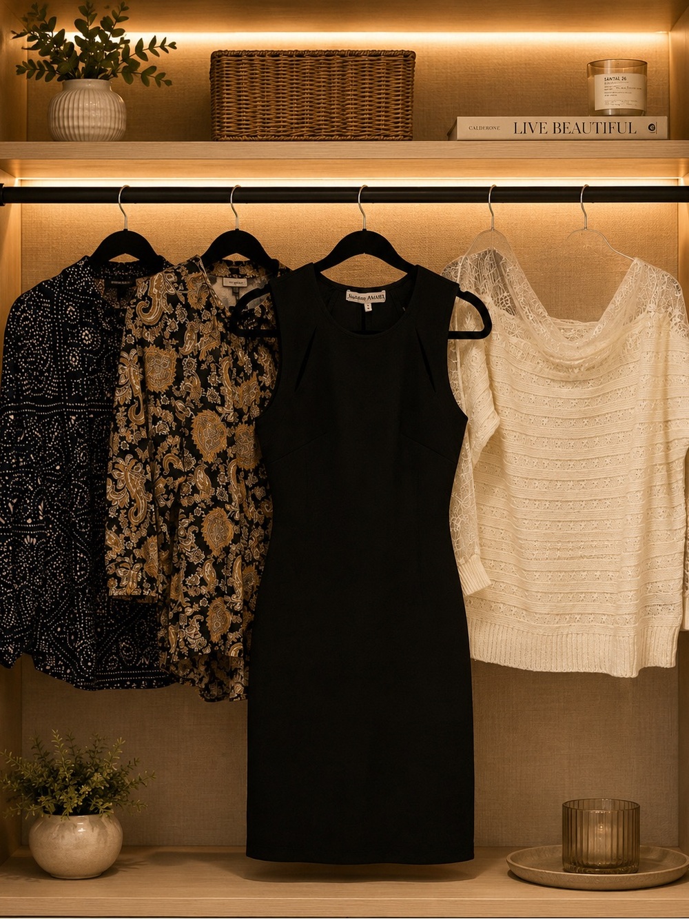 Women’s Clothing Bundle Size L – Dress, Sweaters & Blouses